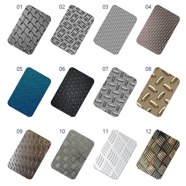 Stainless Steel Plaid Sheet — view 1