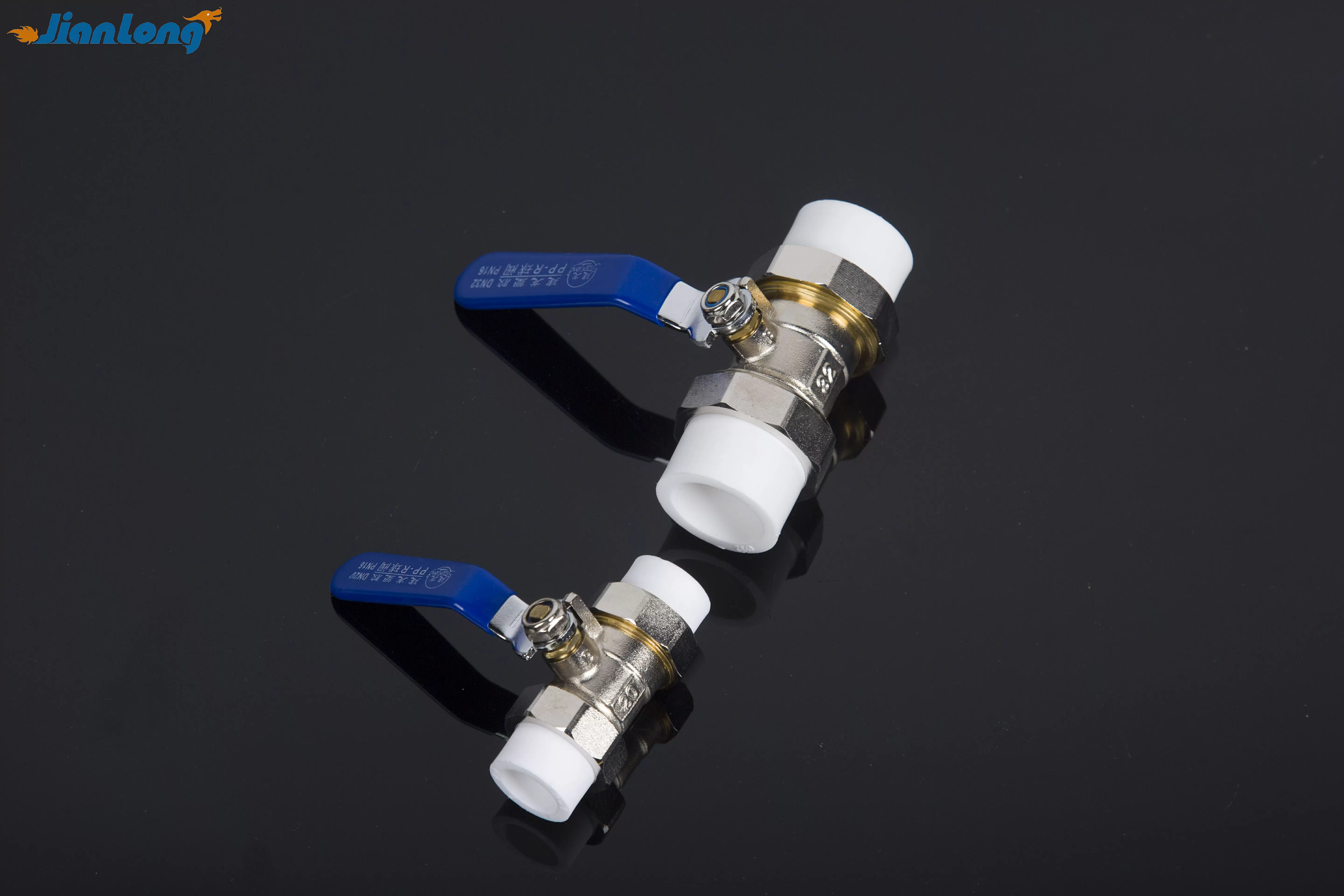 Double Union Copper Ball Valve — view 1